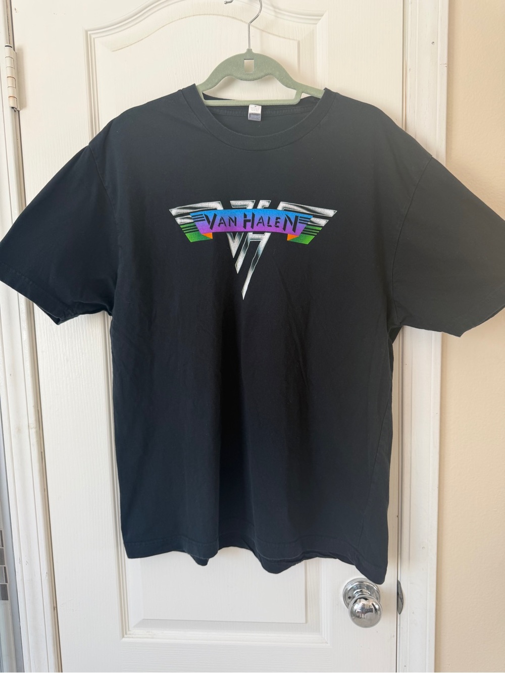 Anvil Black Van Halen Logo Short Sleeve Tee